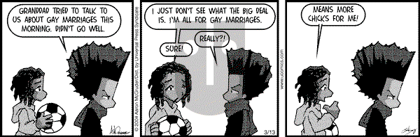 The Boondocks on Saturday October 15, 2011 Comic Strip