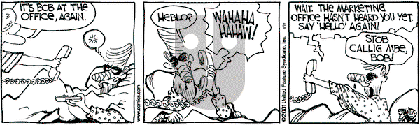 The Buckets on Thursday January 18, 2001 Comic Strip