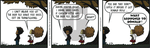 The Boondocks - Saturday November 26, 2005 Comic Strip