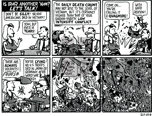 Ted Rall on Saturday December 13, 2003 Comic Strip