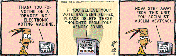 La Cucaracha on Wednesday November 5, 2008 Comic Strip