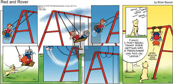 Red and Rover on Sunday July 4, 2021 Comic Strip