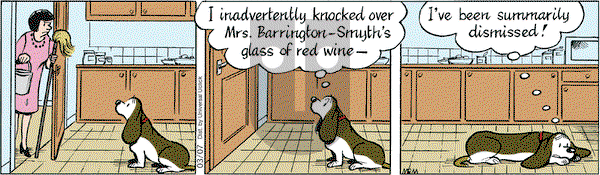 Fred Basset on Thursday March 7, 2013 Comic Strip