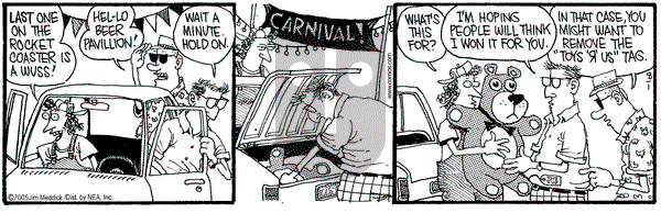 Monty on Monday August 1, 2005 Comic Strip