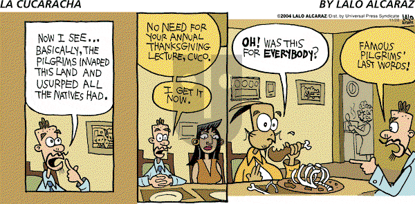 La Cucaracha on Sunday November 28, 2004 Comic Strip