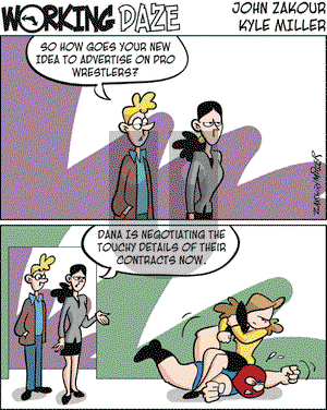 Working Daze on Friday January 12, 2007 Comic Strip
