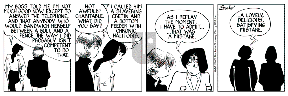 9 Chickweed Lane - Thursday November 30, 2006 Comic Strip