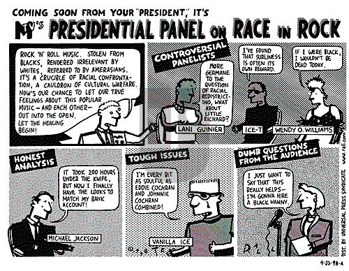 Ted Rall on Thursday April 23, 1998 Comic Strip