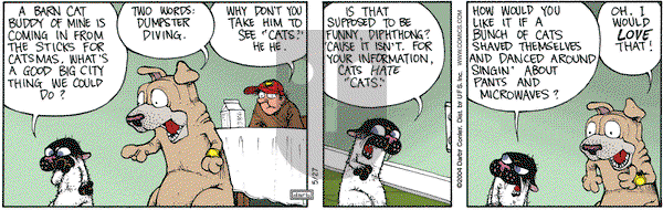 Get Fuzzy - Thursday May 27, 2004 Comic Strip
