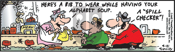 Frank and Ernest - Monday April 21, 2008 Comic Strip
