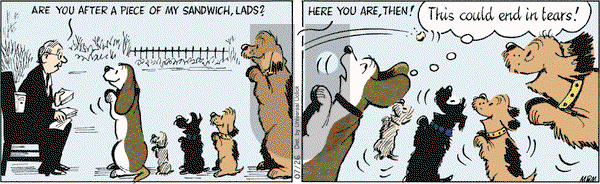 Fred Basset - Thursday July 26, 2012 Comic Strip