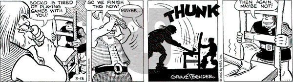Alley Oop on Monday March 20, 2000 Comic Strip