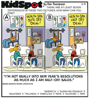KidSpot on Saturday January 4, 2025 Comic Strip