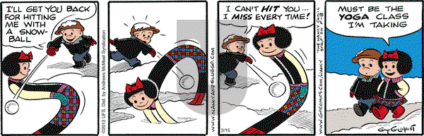 Nancy on Thursday March 15, 2018 Comic Strip