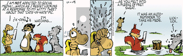 Over the Hedge on Wednesday November 15, 2017 Comic Strip