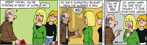 Luann on Tuesday February 23, 2010 Comic Strip