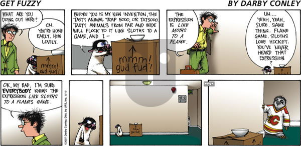 Get Fuzzy - Sunday August 19, 2007 Comic Strip