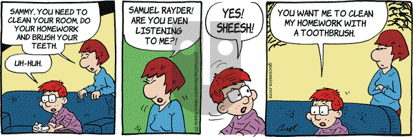 Lola on Monday January 4, 2016 Comic Strip