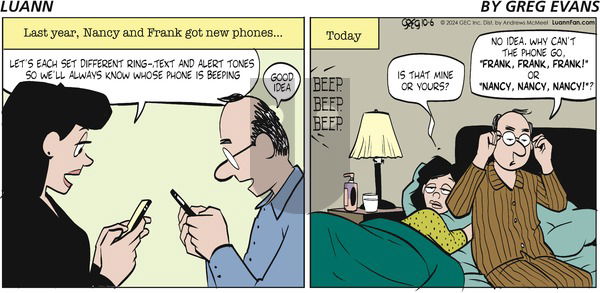 Luann - Sunday October 6, 2024 Comic Strip