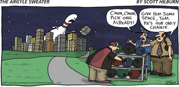 The Argyle Sweater on Sunday November 26, 2017 Comic Strip