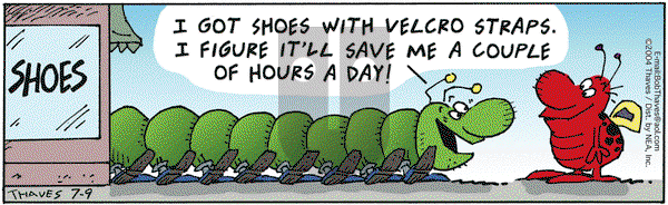 Frank and Ernest on Friday July 9, 2004 Comic Strip