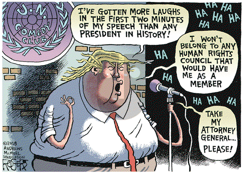Rob Rogers on Thursday September 27, 2018 Comic Strip
