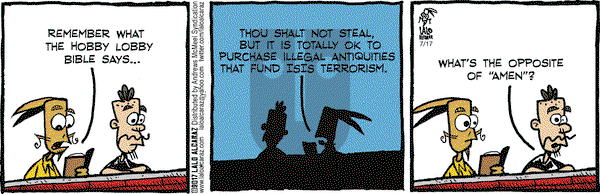 La Cucaracha on Monday July 17, 2017 Comic Strip