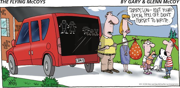 The Flying McCoys - Sunday September 25, 2016 Comic Strip