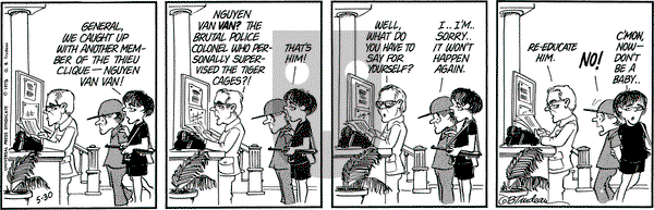 Doonesbury on Friday May 30, 1975 Comic Strip