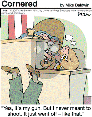 Cornered on Thursday January 18, 2007 Comic Strip