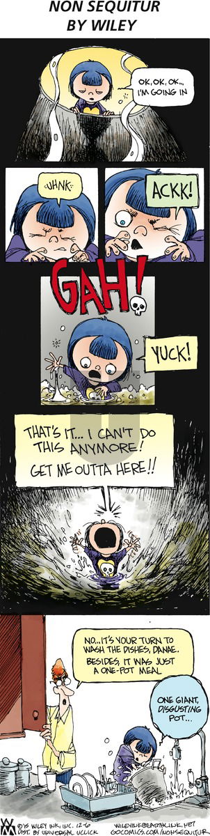 Non Sequitur on Sunday December 6, 2015 Comic Strip