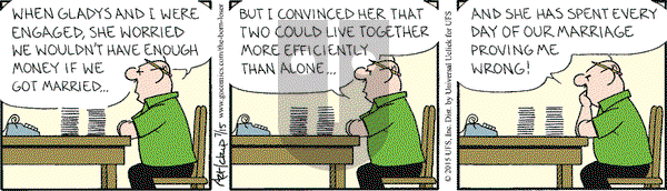 The Born Loser on Wednesday July 15, 2015 Comic Strip