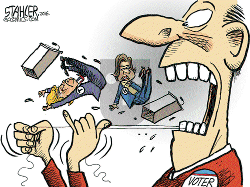 Jeff Stahler on Tuesday October 11, 2016 Comic Strip
