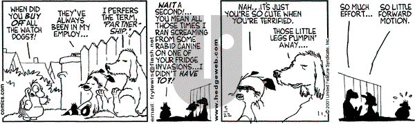 Over the Hedge on Tuesday May 22, 2001 Comic Strip