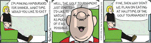 The Born Loser on Saturday April 25, 2015 Comic Strip