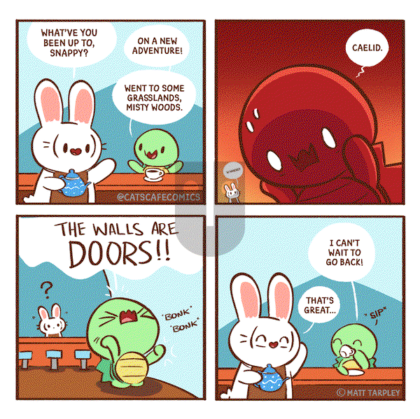 Cat's Cafe on Monday March 21, 2022 Comic Strip