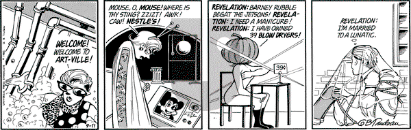Doonesbury on Thursday September 11, 1986 Comic Strip