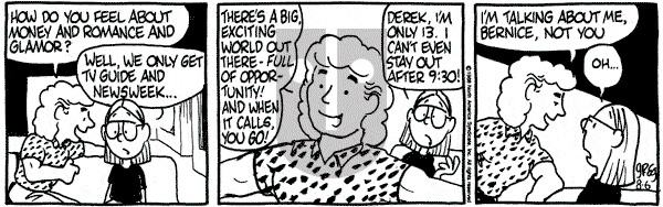 Luann on Saturday August 6, 1988 Comic Strip
