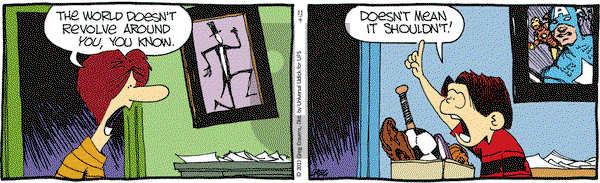 The Buckets on Saturday November 9, 2013 Comic Strip