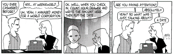 Luann on Friday July 7, 2000 Comic Strip