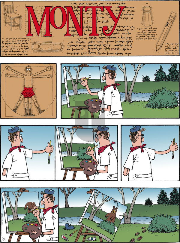 Monty on Sunday April 29, 2018 Comic Strip