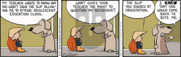DeFlocked on Tuesday March 12, 2013 Comic Strip