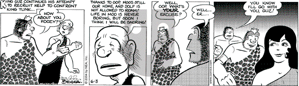 Alley Oop on Thursday June 3, 2004 Comic Strip