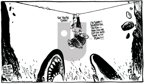 Pat Oliphant on Monday September 24, 1990 Comic Strip