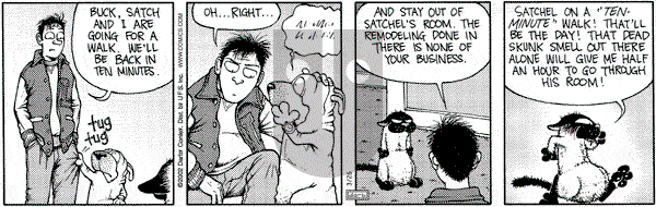 Get Fuzzy on Tuesday March 26, 2002 Comic Strip