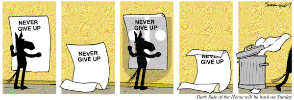 Dark Side of the Horse on Friday April 4, 2014 Comic Strip