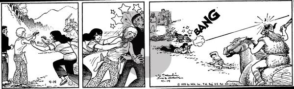 Alley Oop on Tuesday April 14, 1970 Comic Strip