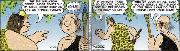 Alley Oop on Friday July 22, 2016 Comic Strip