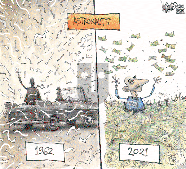 Matt Davies on Wednesday July 21, 2021 Comic Strip