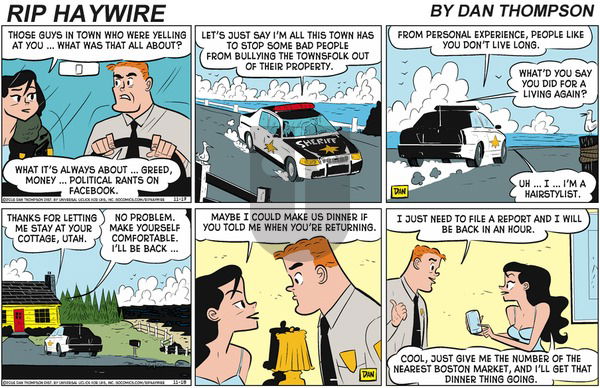 Rip Haywire on Sunday January 5, 2020 Comic Strip